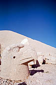 Nemrut Dagi Milli Parki, the tomb of King  Antiochos I, west terrace 